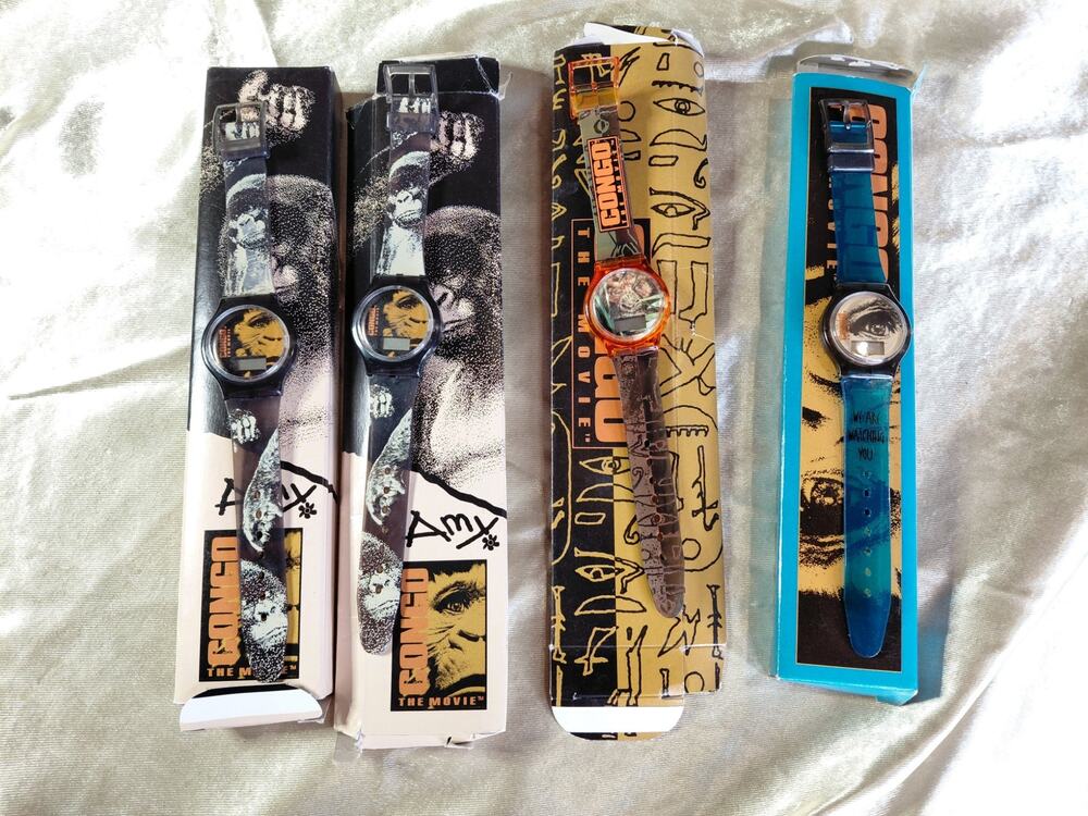 4 Vintage Congo Burger King Watches